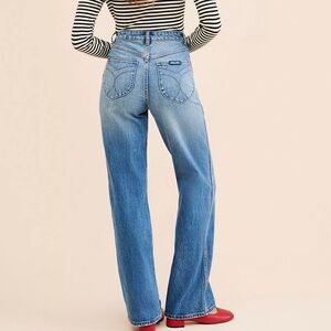 NWOT Rolla's Heidi High Rise Loose Straight Jeans